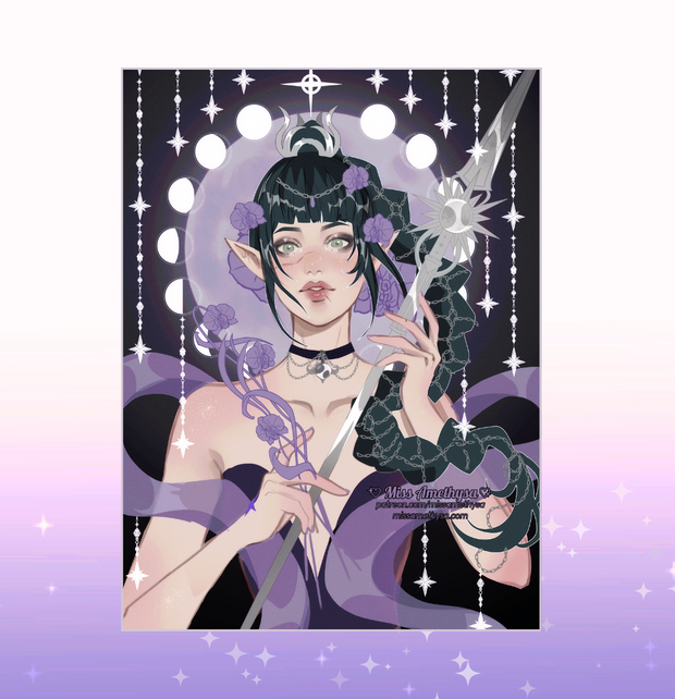 [PATREON SHOP EXCLUSIVE] ✧ Starry Shadowheart ✧ Print