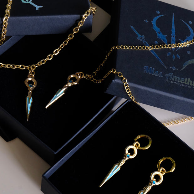 ✧ Spectral Dagger Jewelry - SILVER ✧