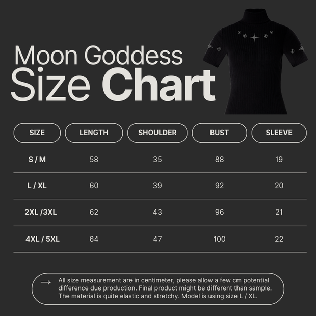 [PREORDER] ✧ Moon Goddess ✧ Embroidered top