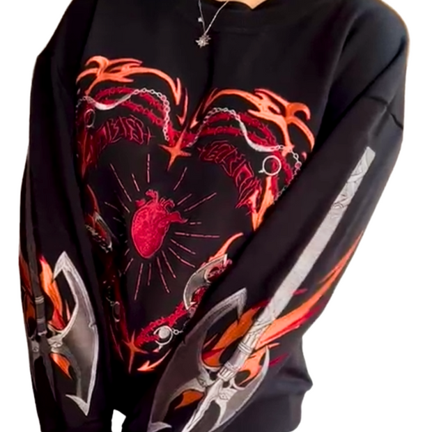 ✧ INFERNAL SWEATSHIRT ✧ from WOVEN WEAPONS LEFTOVERS