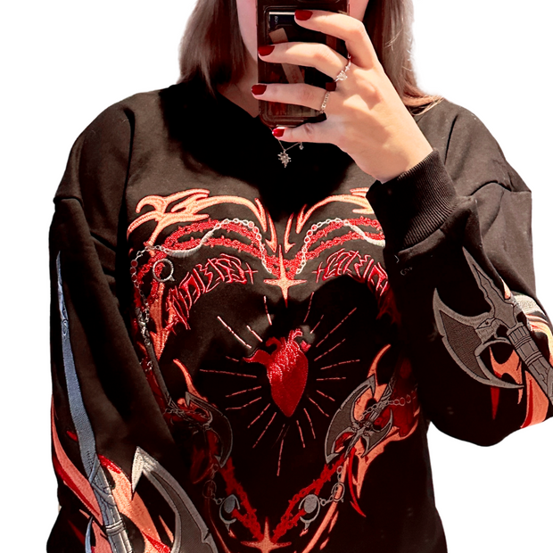 ✧ INFERNAL SWEATSHIRT ✧ from WOVEN WEAPONS LEFTOVERS