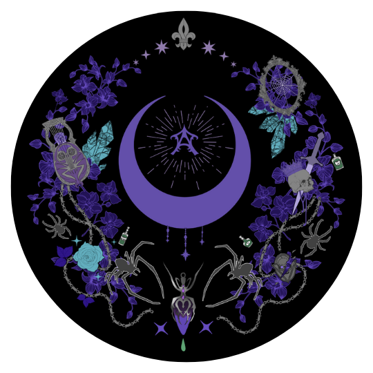 ✧ Dark Bloom Beret ✧  from WOVEN WEAPONS LEFTOVERS