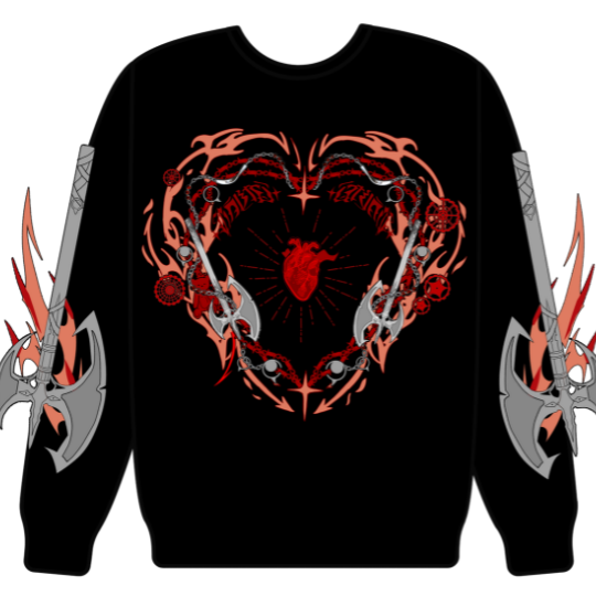 ✧ INFERNAL SWEATSHIRT ✧ from WOVEN WEAPONS LEFTOVERS – Miss Amethysa