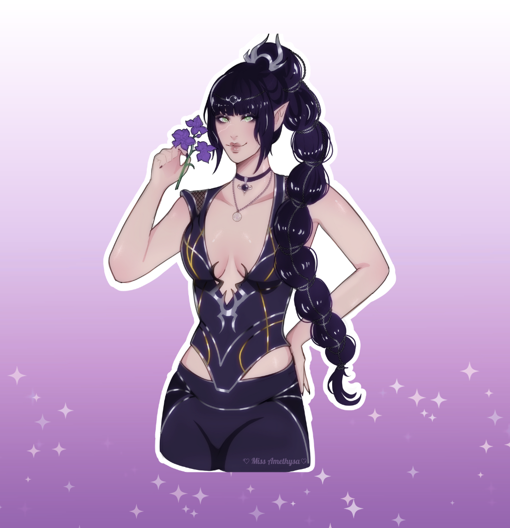 ✧ Shadowheart Sticker ✧ – Miss Amethysa